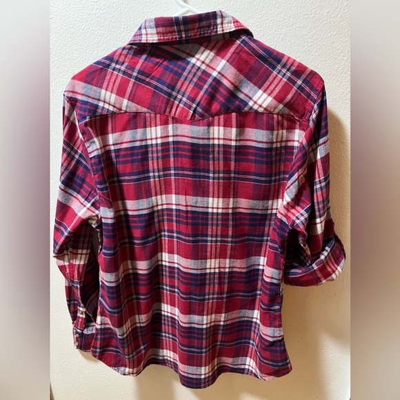 Jachs Girlfriend Flannel Shirt, Variety (M, Light Red) - Picture 3 of 15
